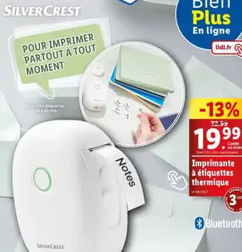 SILVERCREST Imprimante à étiquettes thermique