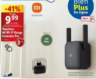 XIAOMI Répéteur Mi Wi-Fi Range Extender Pro