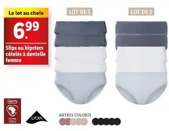 Promotion Exclusives de 7
Slips femme : Découvrez l'Offre incontournable