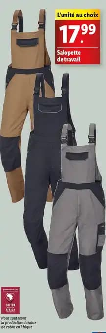 PARKSIDE Salopette de travail