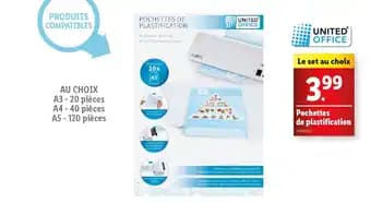 Pochettes de plastification