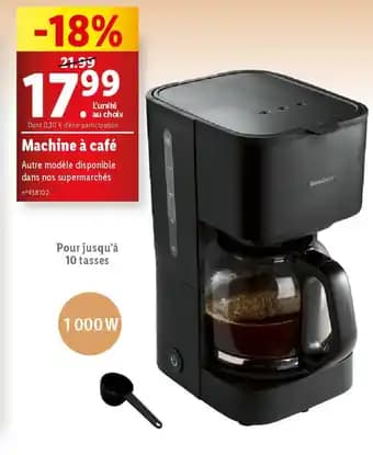 Promotion Exclusives de 8
Machine a cafe : Découvrez l'Offre incontournable