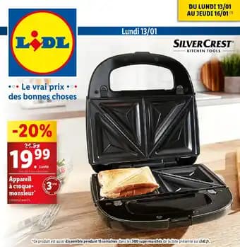 Promotion Exclusives de 3
À croque monsieur : Découvrez l'Offre incontournable