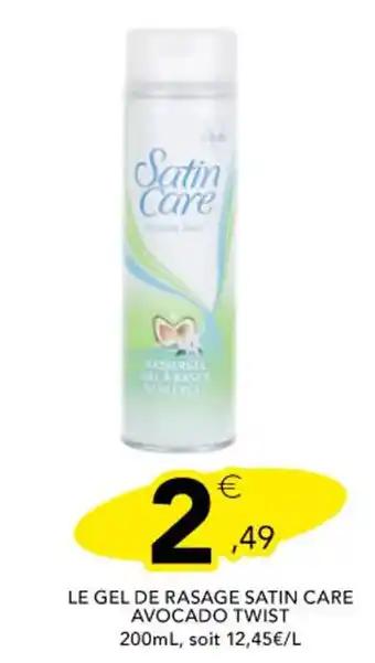 SATIN CARE Le gel de rasage satin care avocado twist 200 ml