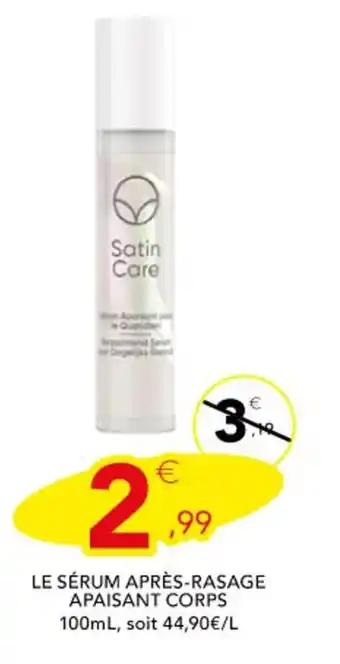 SATIN CARE Le sérum après-rasage apaisant corps 100 ml