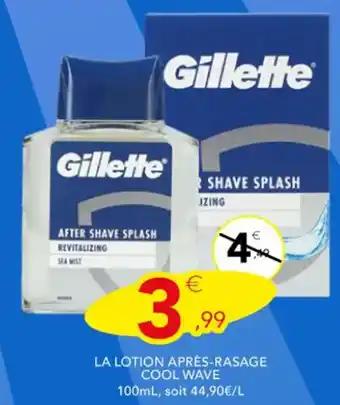 GILLETTE La lotion après-rasage cool wave 100 ml