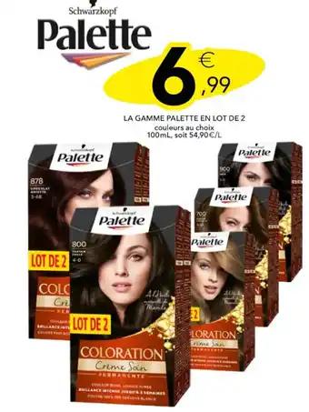 SCHWARZKOPF PALETTE La gamme palette en lot de 2