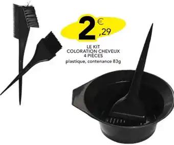 Le kit coloration cheveux 4 pièces