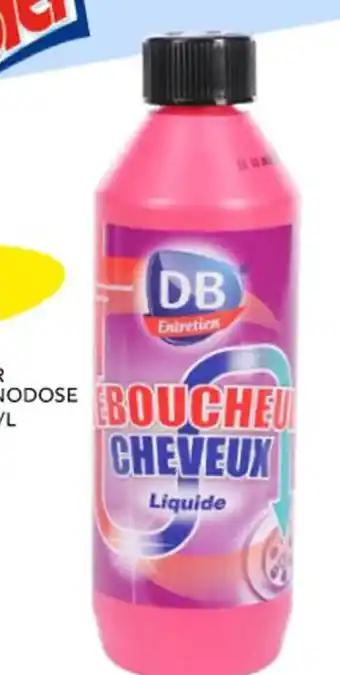 DB Le déboucheur spécial cheveux, monodose 400 ml