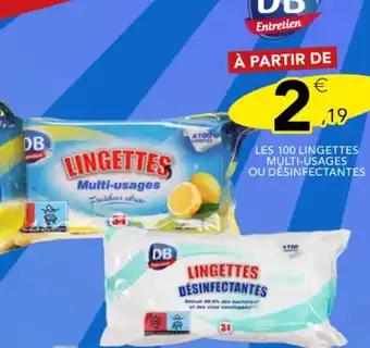 Promotion Exclusives de 1
Lingettes multi usages : Découvrez l'Offre incontournable