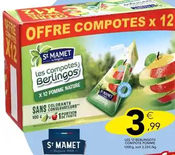 Promotion Exclusives de 3
St mamet : Découvrez l'Offre incontournable