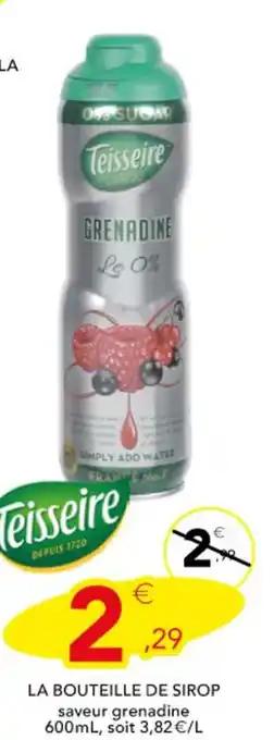 TEISSEIRE La bouteille de sirop 600 ml