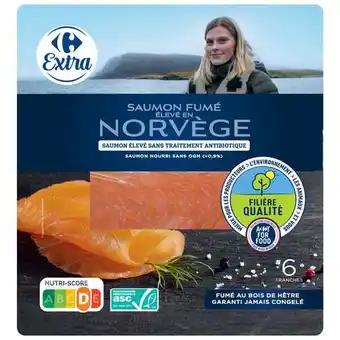 CARREFOUR EXTRA Saumon Fumé ASC Filière Qualité