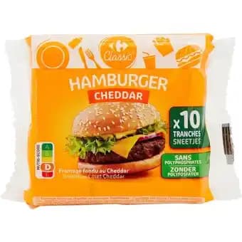 CARREFOUR CLASSIC' Tranches de Cheddar à fondre