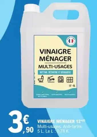 Promotion Exclusives de 1
Vinaigre ménager : Découvrez l'Offre incontournable