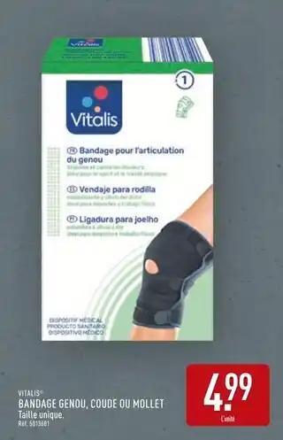 Vitalis Bandage genou, coude ou mollet