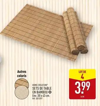 Promotion Exclusives de 16
En bambou : Découvrez l'Offre incontournable