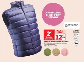 Doudoune femme ou homme inextenso