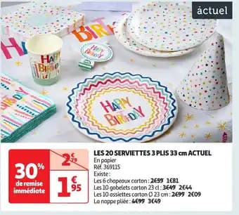 Promotion Exclusives de 23
Serviettes : Découvrez l'Offre incontournable