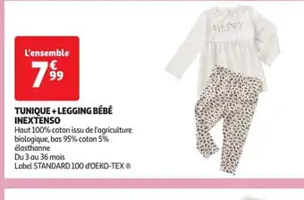 Tunique + legging bébé inextenso