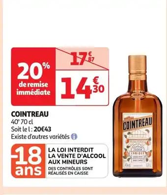 Promotion Exclusives de 3
Cointreau : Découvrez l'Offre incontournable