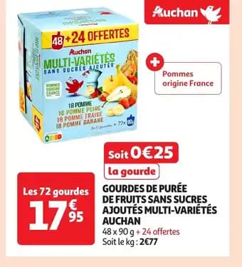 Promotion Exclusives de 1
Purée de fruits : Découvrez l'Offre incontournable
