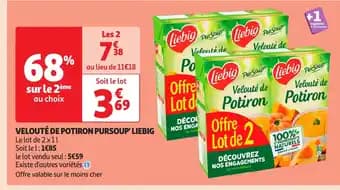 LIEBIG Velouté de potiron pursoup' 2 x 1 l