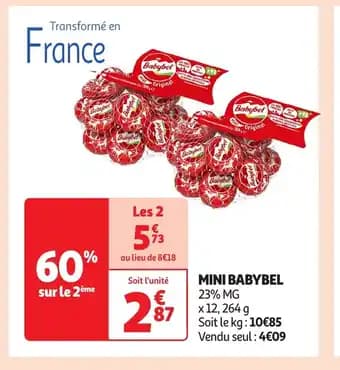 Promotion Exclusives de 3
Babybel : Découvrez l'Offre incontournable