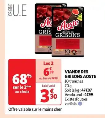 Promotion Exclusives de 2
Aoste : Découvrez l'Offre incontournable