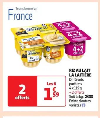 Promotion Exclusives de 7
Riz au lait : Découvrez l'Offre incontournable