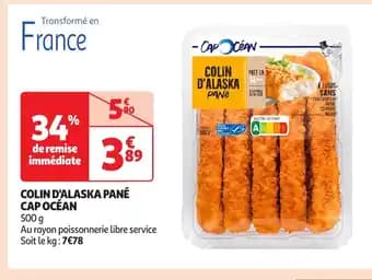 Promotion Exclusives de 2
Colin pané : Découvrez l'Offre incontournable