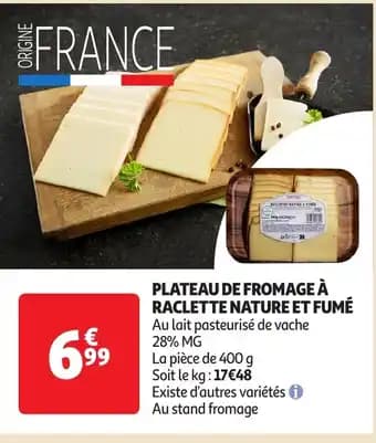 Promotion Exclusives de 4
Fromage à raclette : Découvrez l'Offre incontournable