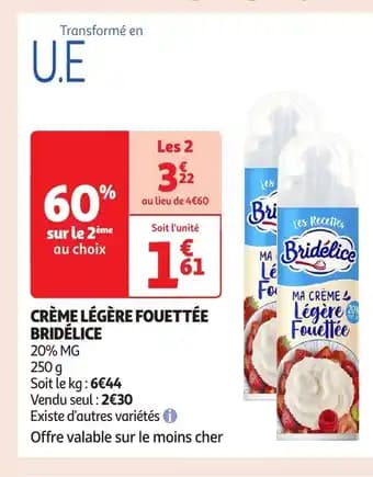 Promotion Exclusives de 4
Crème fouettée : Découvrez l'Offre incontournable
