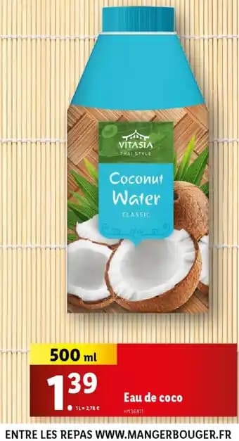 Promotion Exclusives de 3
Eau de coco : Découvrez l'Offre incontournable