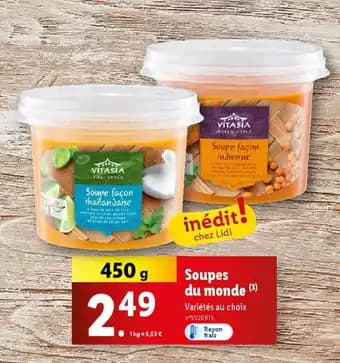 Promotion Exclusives de 10
Soupes : Découvrez l'Offre incontournable