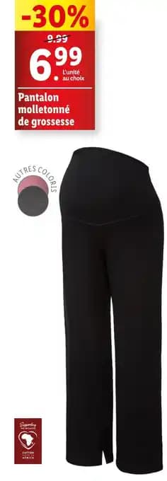 LYCRA Pantalon molletonné de grossesse