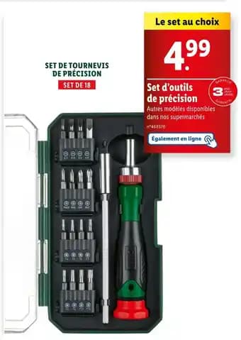 Parkside Set d'outils de précision