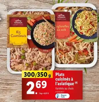 Vitasia Plats cuisinés à l’asiatique