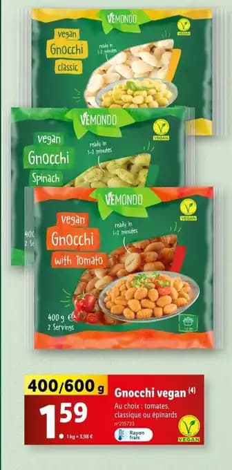 Promotion Exclusives de 8
Gnocchi : Découvrez l'Offre incontournable