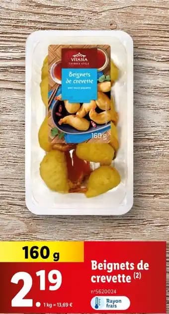 Vitasia Beignets de crevette