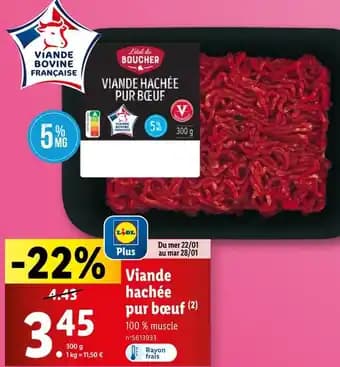 Promotion Exclusives de 11
Viande hachée : Découvrez l'Offre incontournable