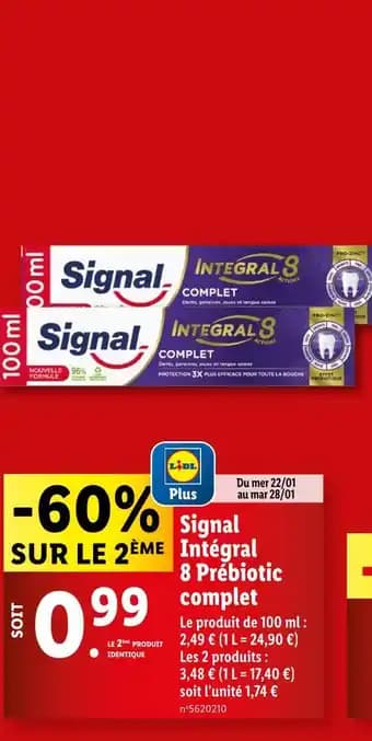 Signal Signal Integral 8 Prebiotic complet