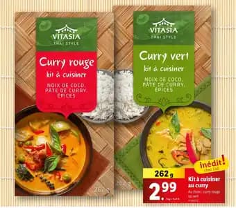 Vitasia Kit à cuisiner au curry