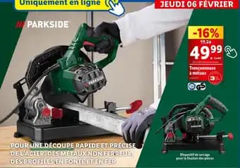 PARKSIDE Tronçonneuse à métaux