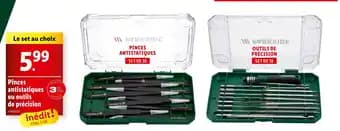 PARKSIDE Pinces antistatiques ou outils de précision