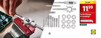 Set de filetage et taraudage