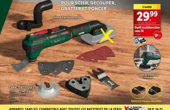 PARKSIDE Outil multifonction sans fil