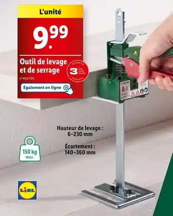 PARKSIDE Outil de levage et de serrage