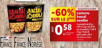 Promotion Exclusives de 11
Lustucru : Découvrez l'Offre incontournable