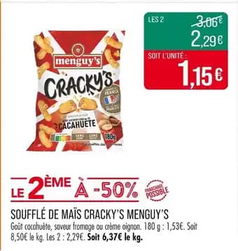 Promotion Exclusives de 3
Menguy's : Découvrez l'Offre incontournable